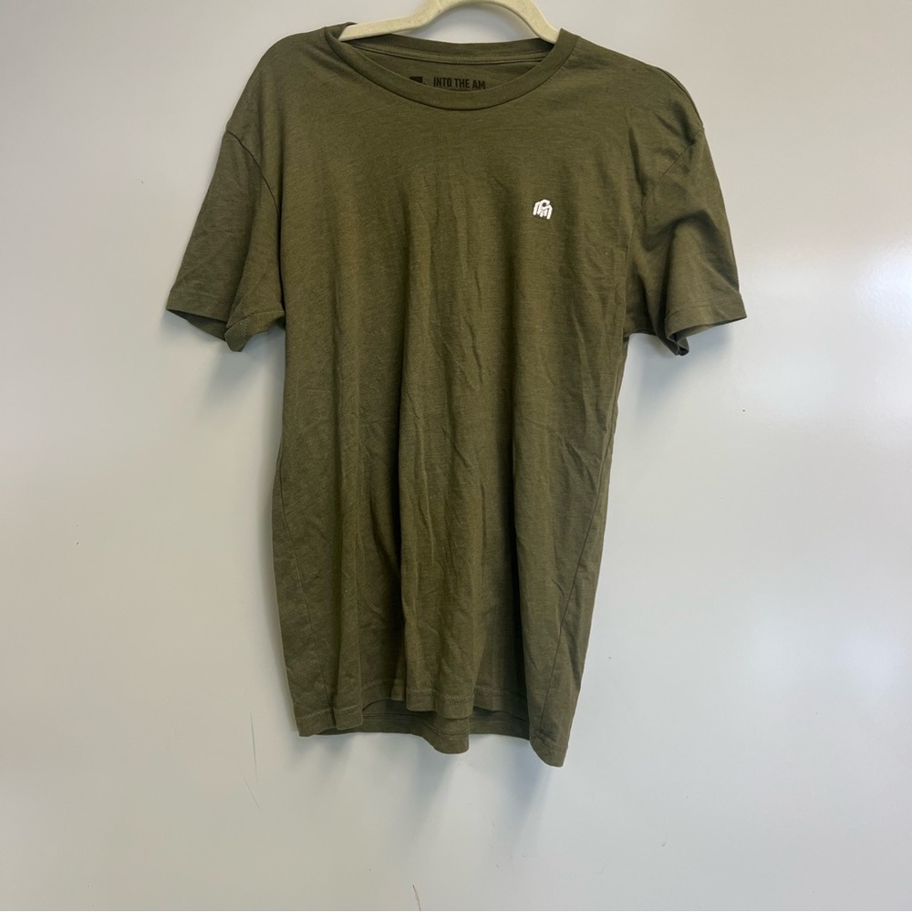 Into the AM men’s basic tee branded, size medium